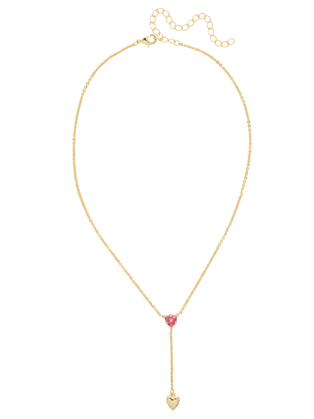 Product Image: Mini Heart Lariat Pendant Necklace