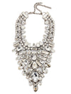 Crystal Cluster Statement Necklace