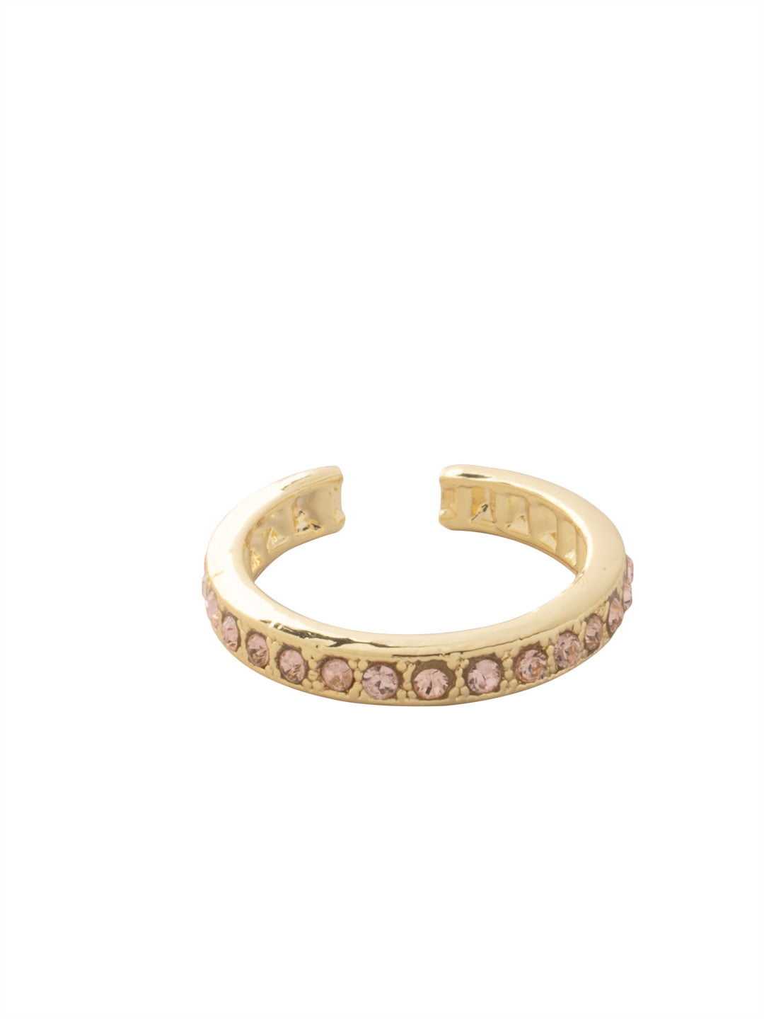 Jenna Band Ring - RBB1BGPRT - <p>The Jenna Band Ring features a full line of crystals on an adjustable band. From Sorrelli's Portofino collection in our Bright Gold-tone finish.</p>