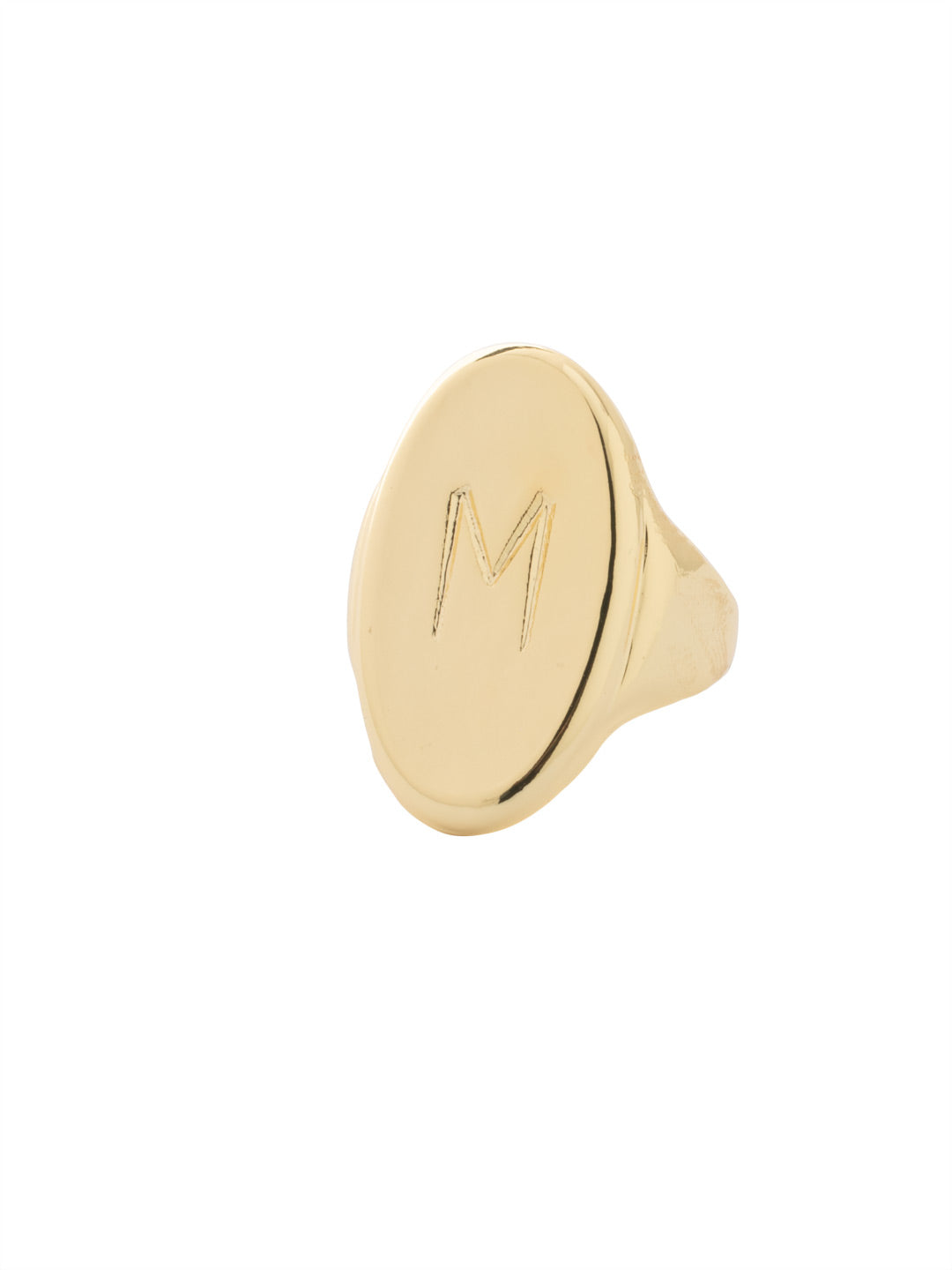 Product Image: "M" Signet Statement Ring