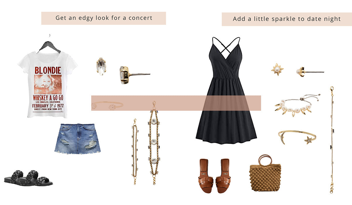 4 Stud Earrings, Styled 4 Ways