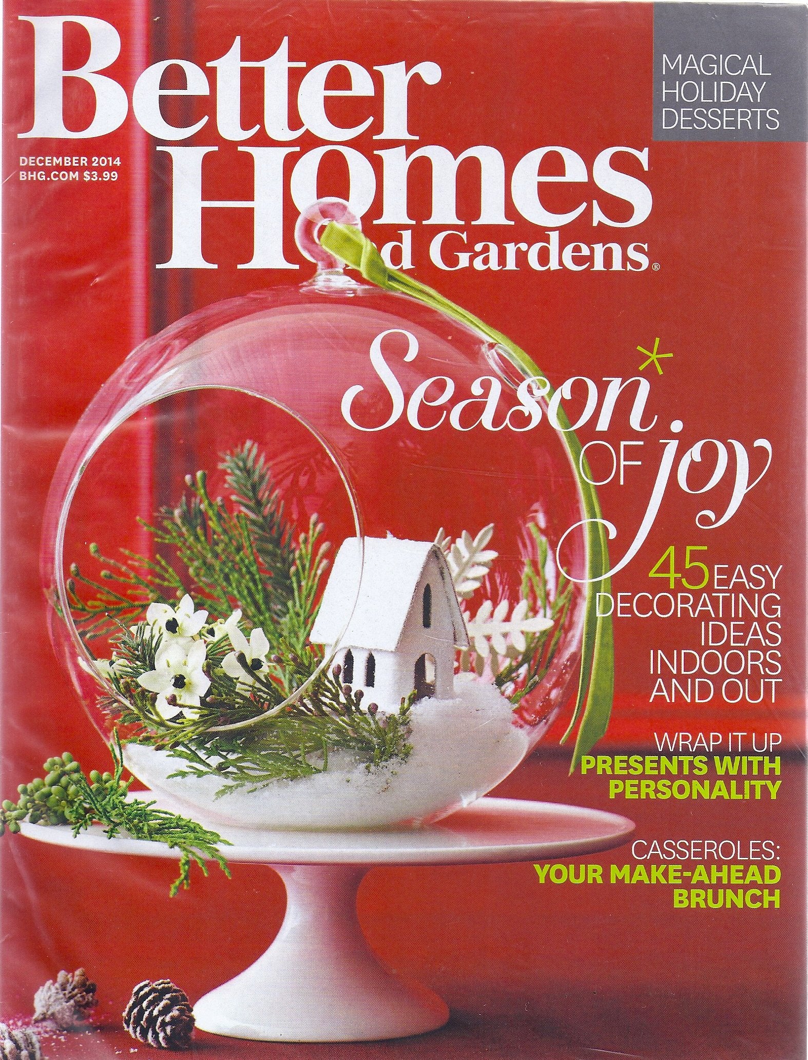 Better Homes and Gardens -Season of Joy - December 2014