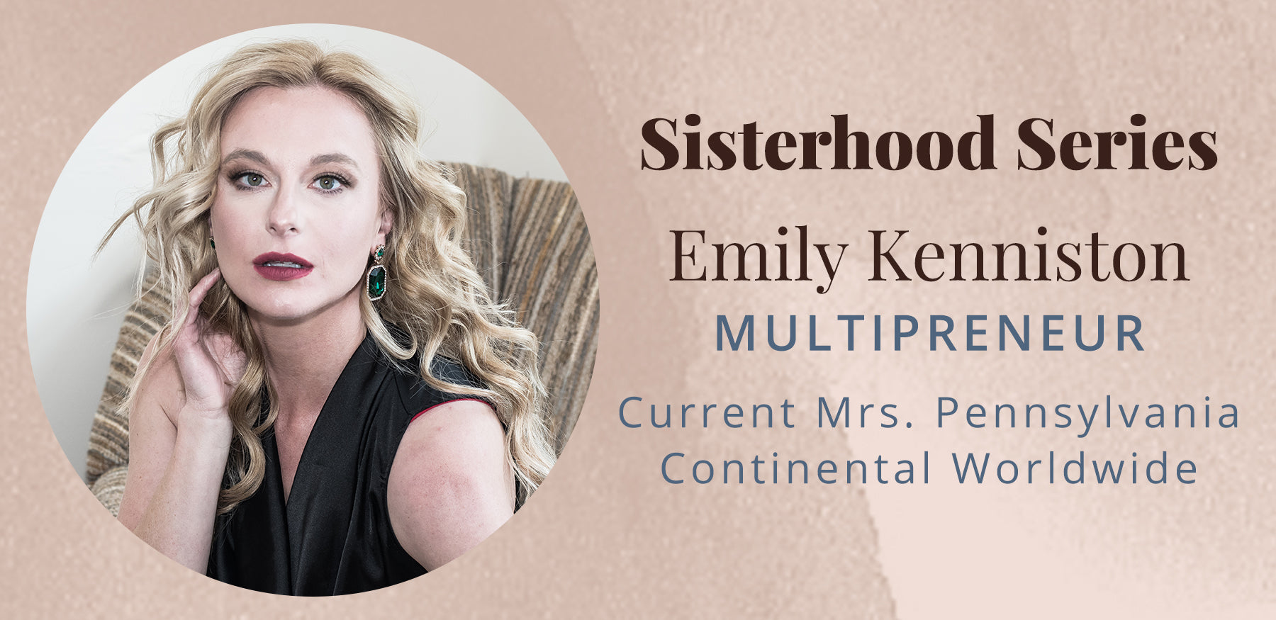 Sisterhood Series with Emily Kenniston