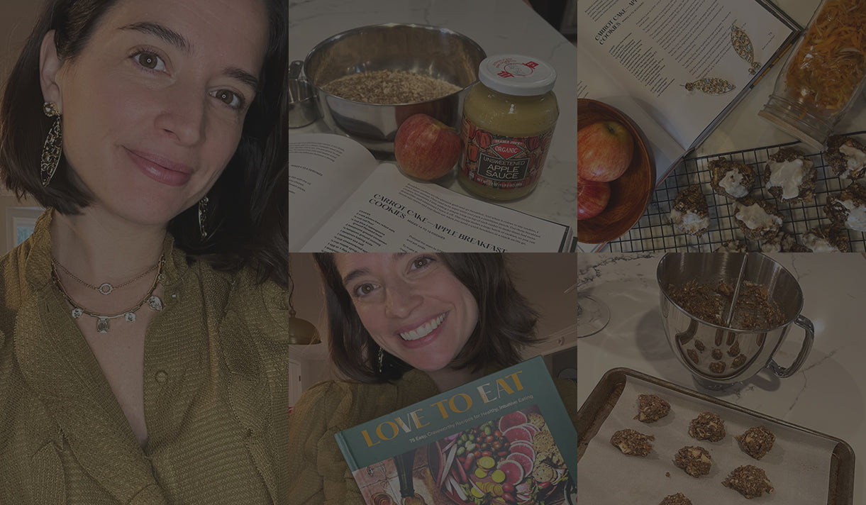 Baking Carrot Cake Apple Breakfast Cookies With Lily