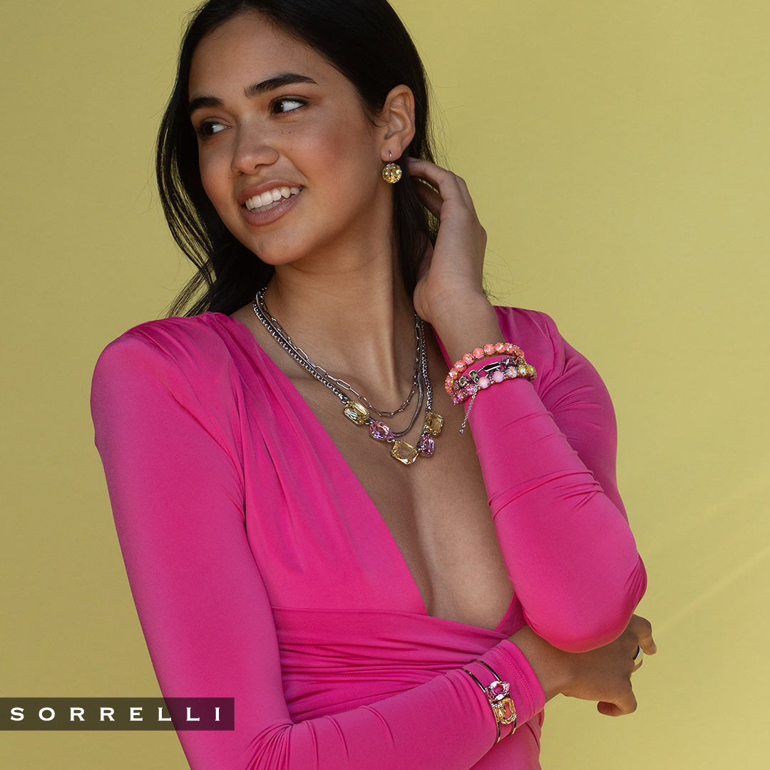 Jacinda Tennis Necklace - 4NES13RHCRY