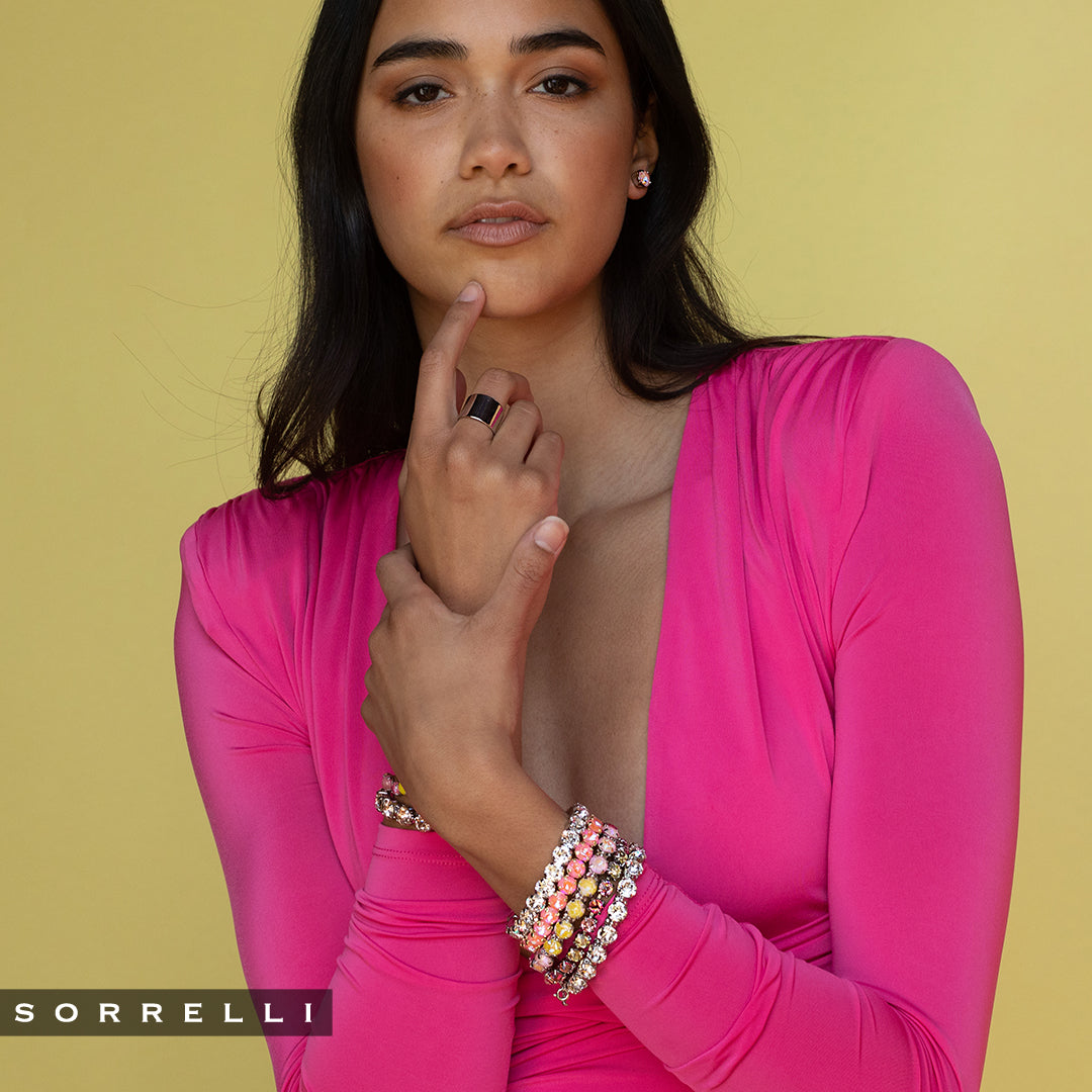 7 inch Sienna Stretch Bracelet - BFD50PDCRY