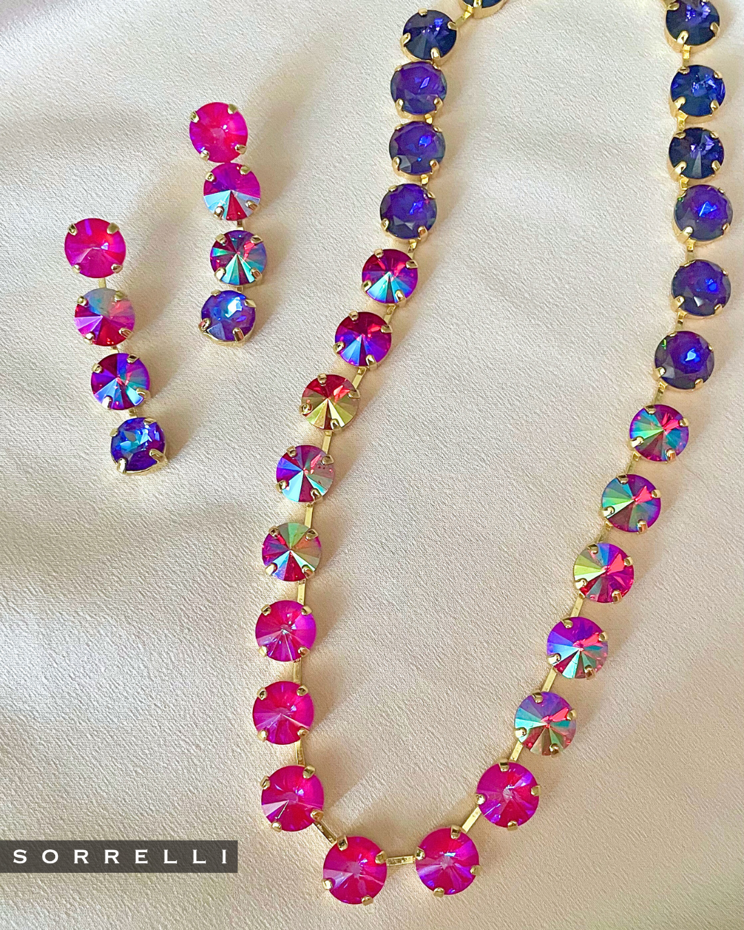 Mara Tennis Necklace - NFD75BGREV