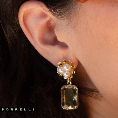 Nesta Emerald Dangle Earrings - EFG2BGMDP