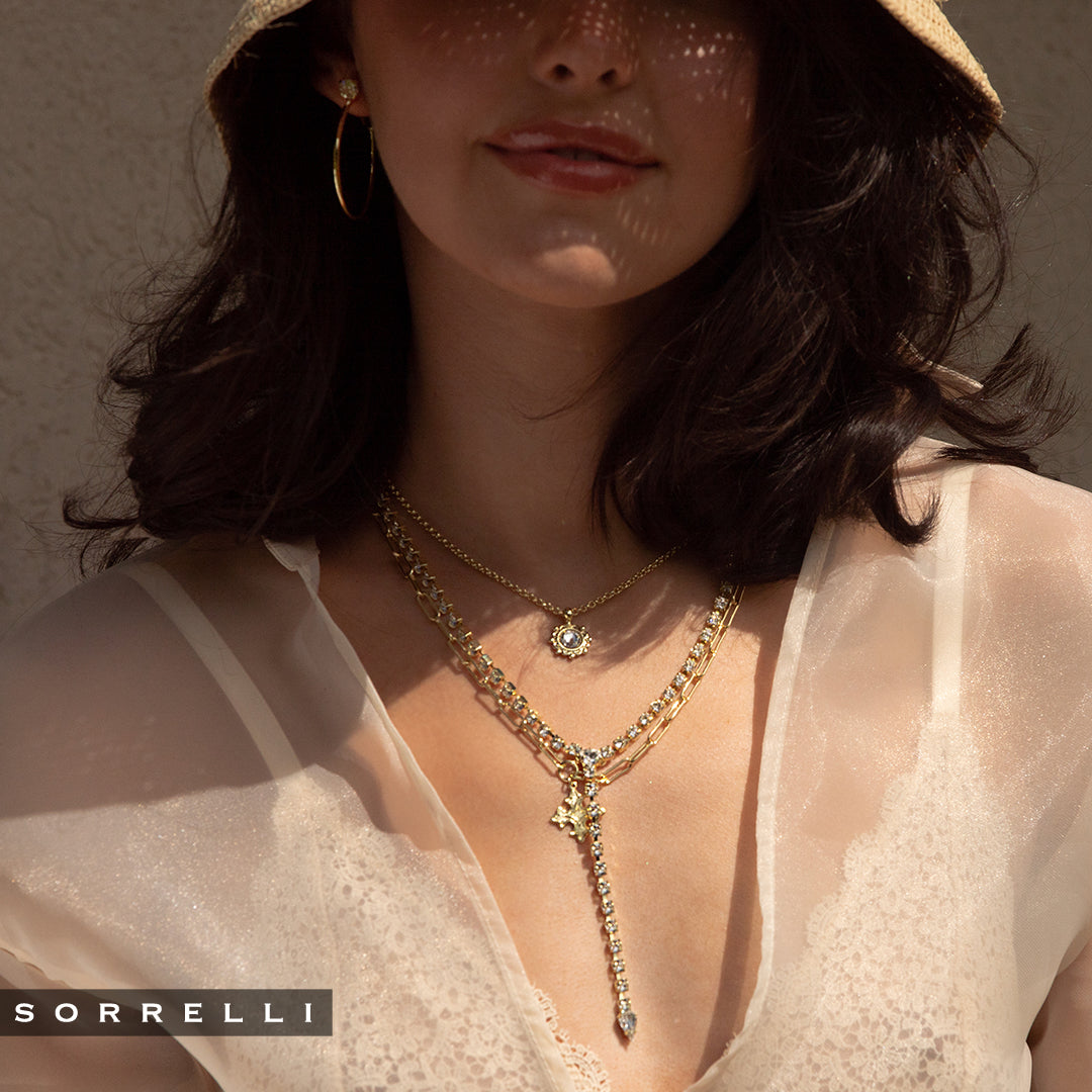 Lena Lariat Long Necklace - 4NFC14BGCRY