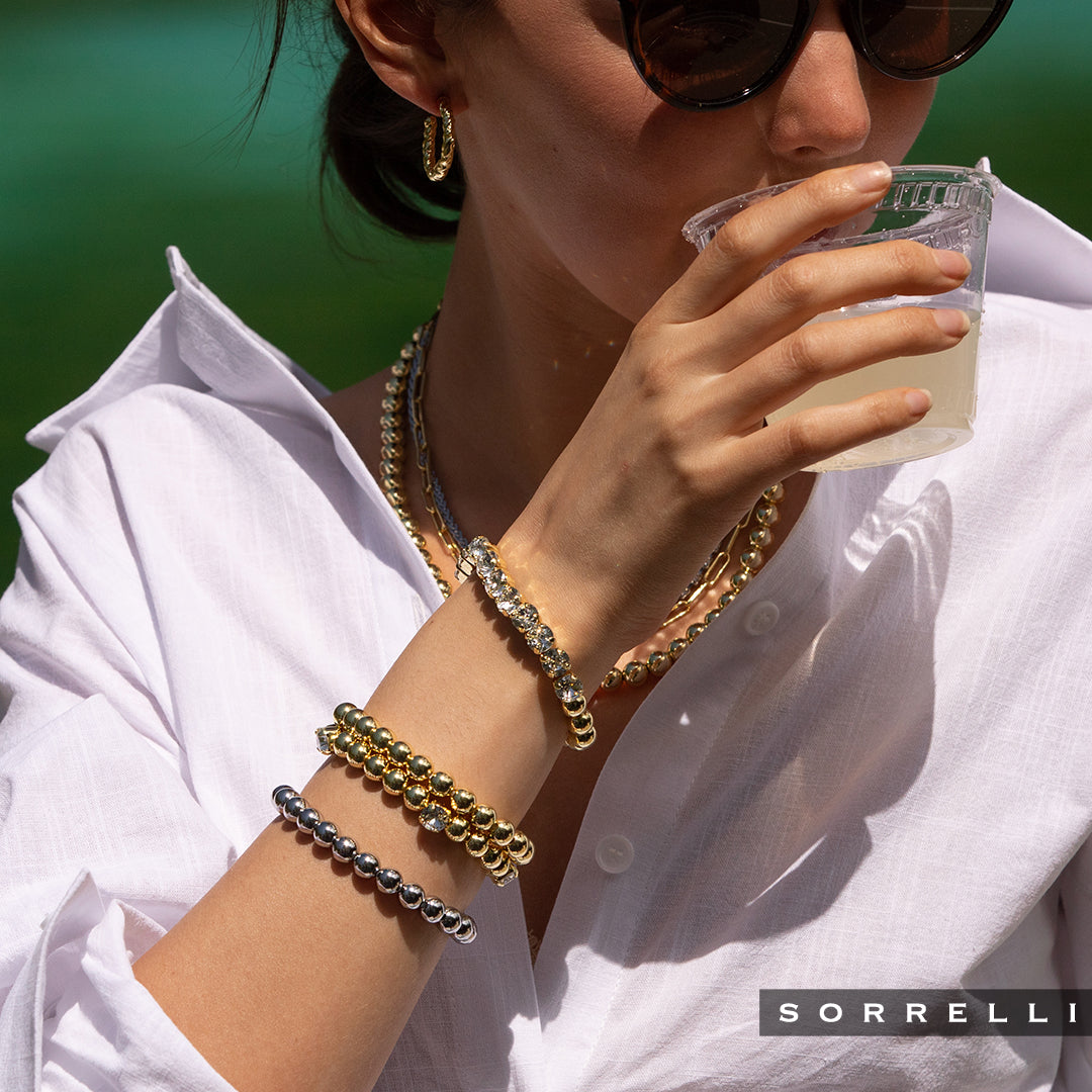 Crystal Zola Stretch Bracelet - 4BFJ40BGCRY