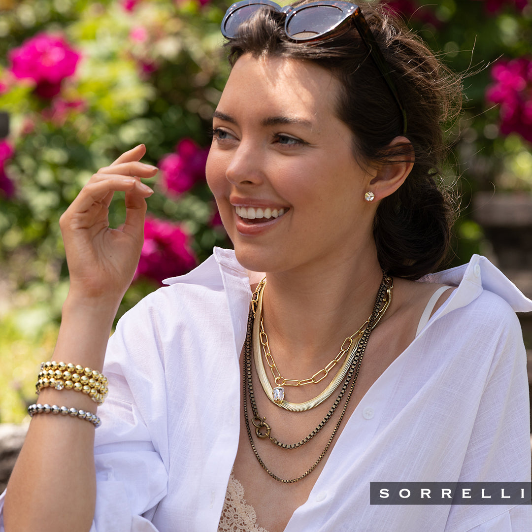 Simple Stud Earrings - EFC99BGCRY