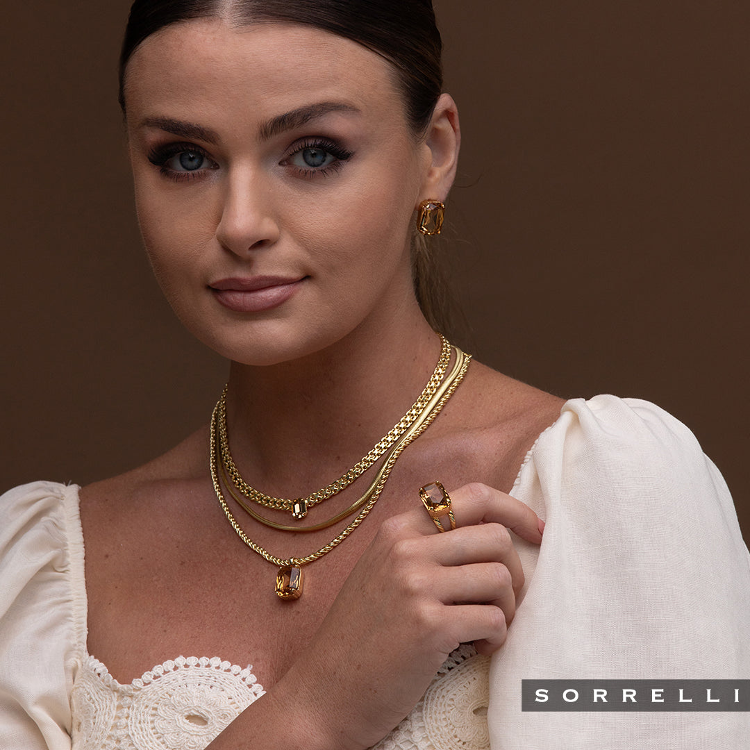 Octavia Single Crystal Tennis Necklace - NFK6BGLC