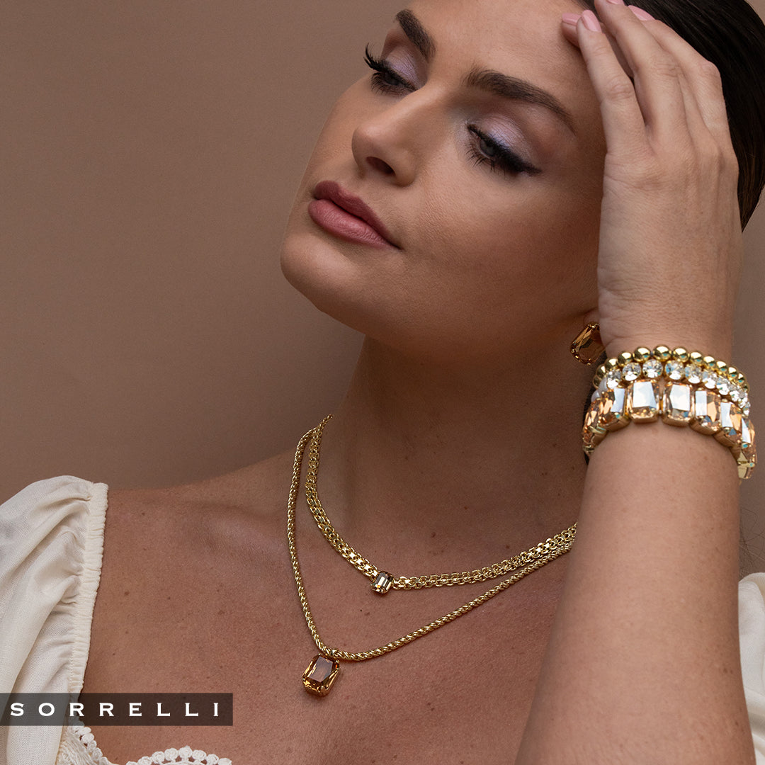 Octavia Single Crystal Tennis Necklace - NFK6BGLC