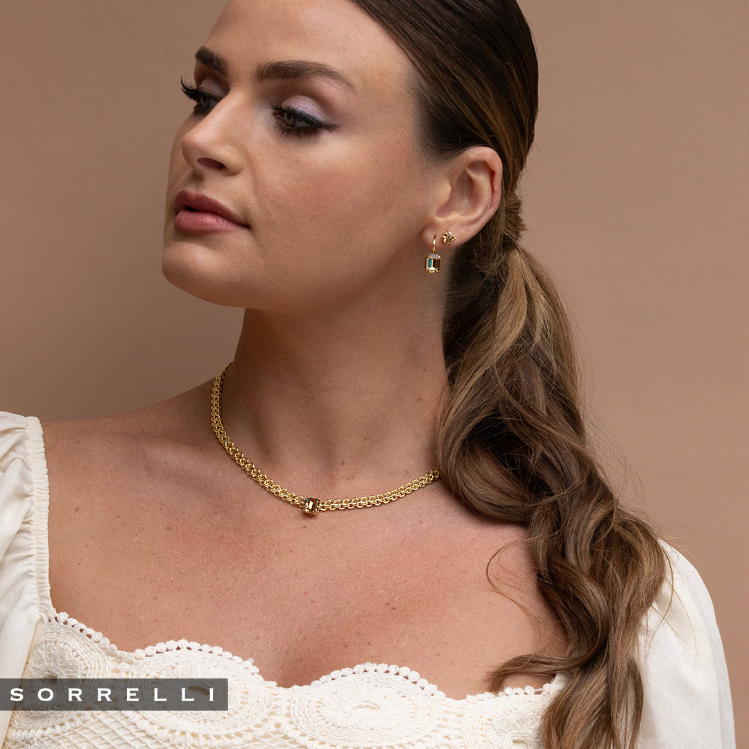 Octavia Single Crystal Tennis Necklace - NFK6BGLC