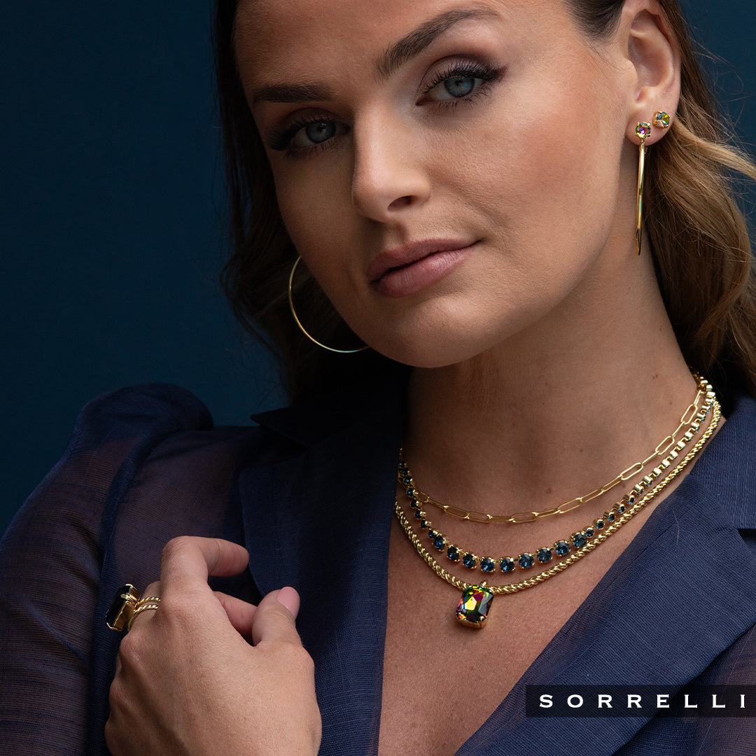 Jacinda Tennis Necklace - 4NES13BGCRY