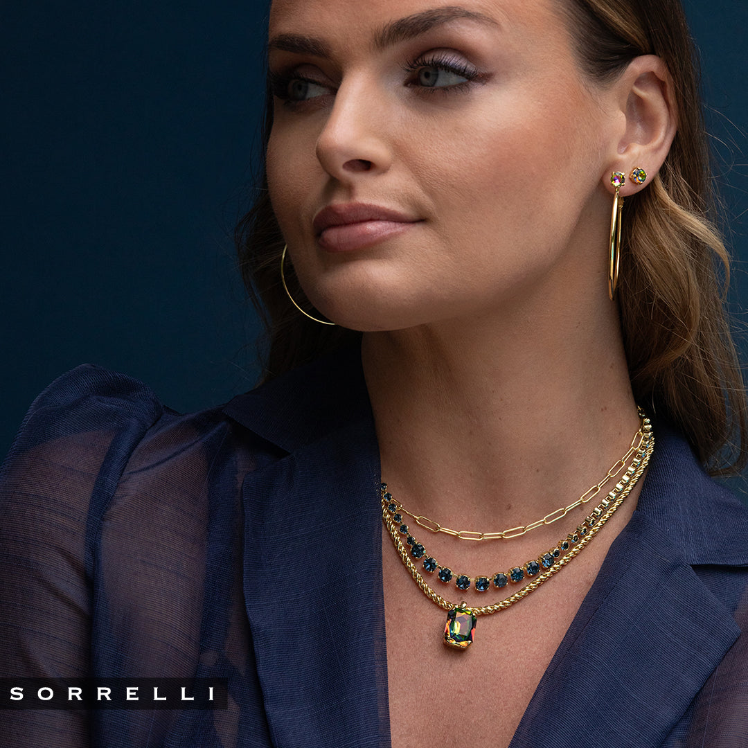 Jacinda Tennis Necklace - 4NES13BGCRY