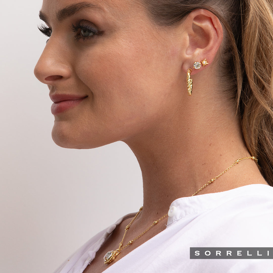 Olive Hoop Earrings - 4EFJ13BGMTL