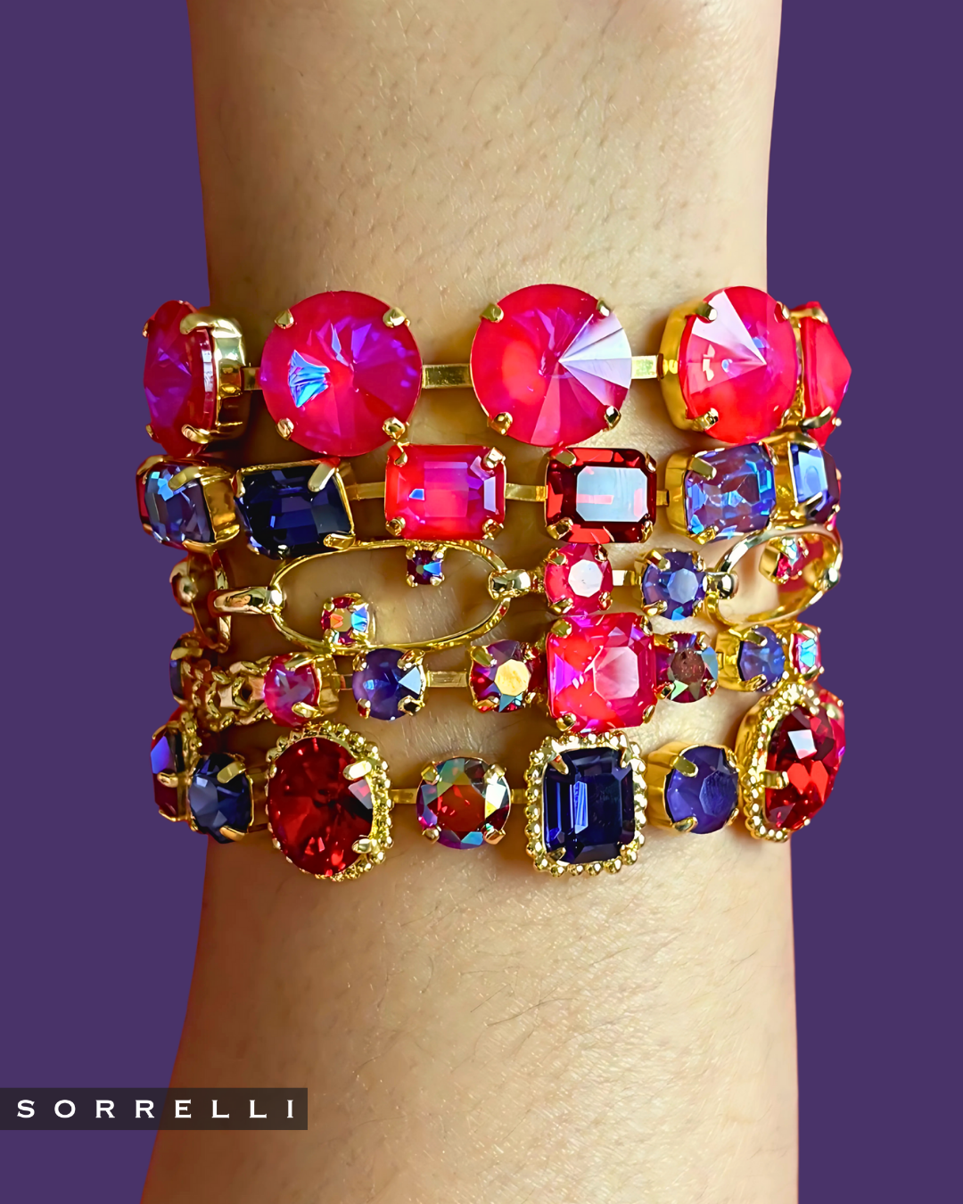 Octavia Repeating Tennis Bracelet - BFZ6BGREV