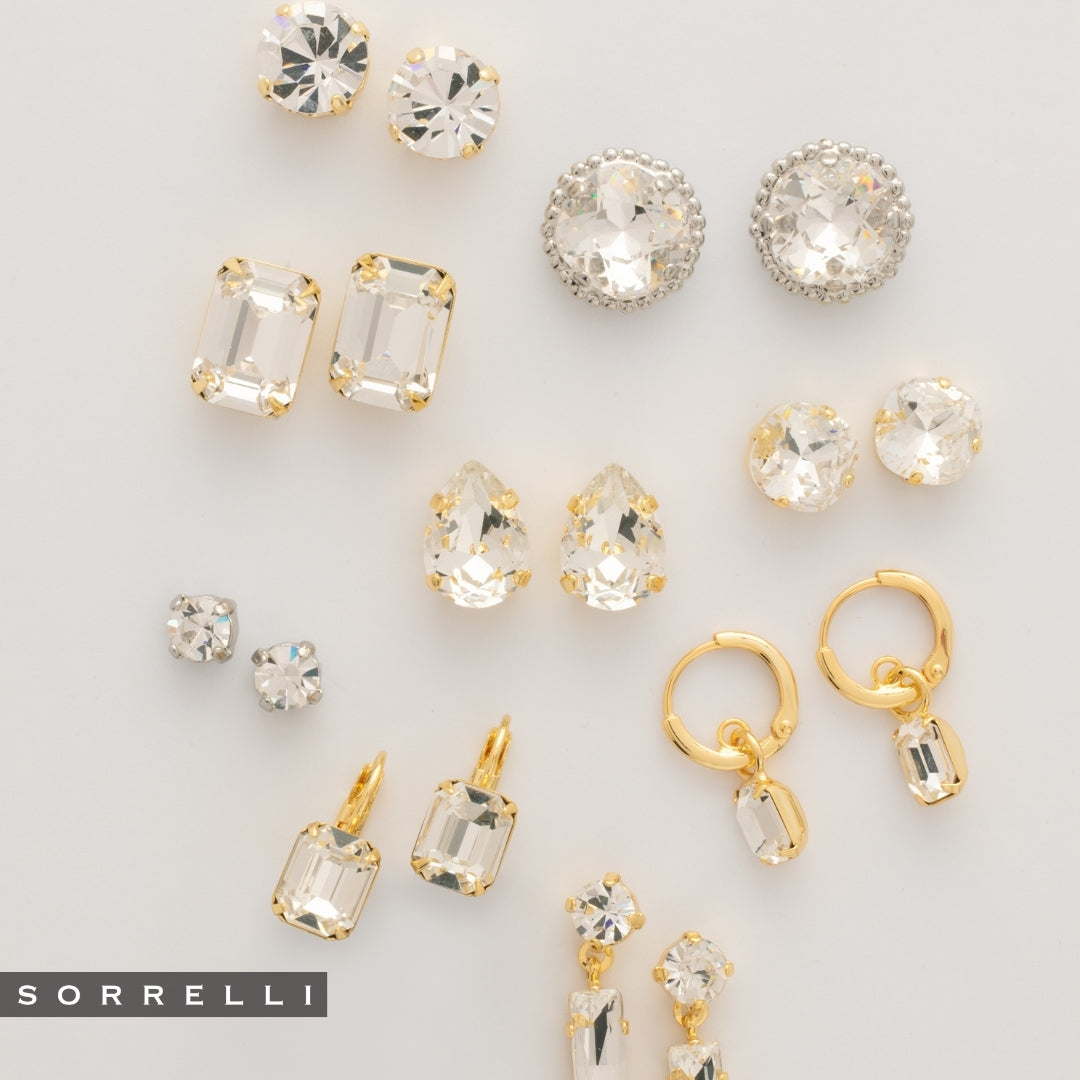 Bindi Studded Dangle Earrings - EFL13BGCRY