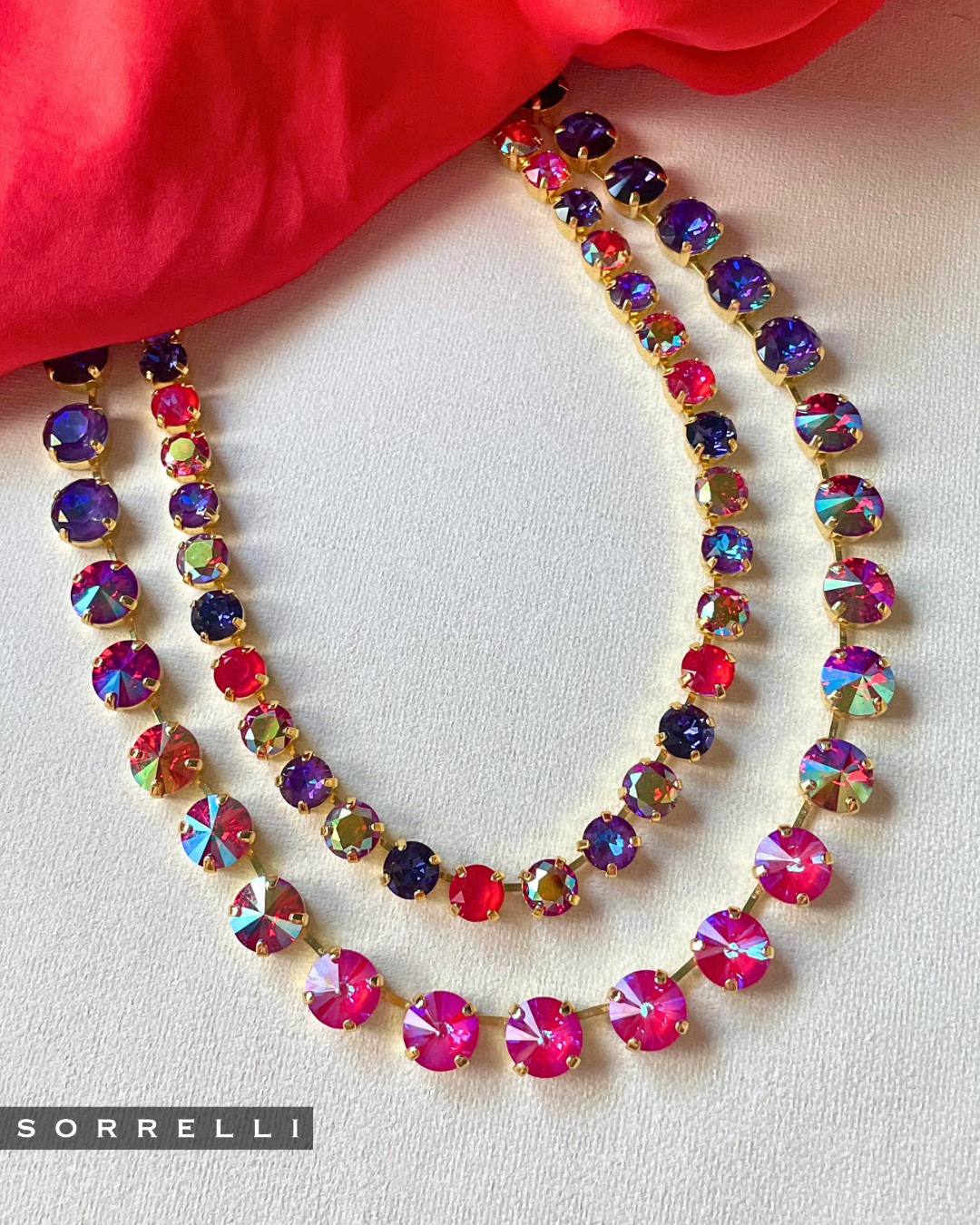 Mara Tennis Necklace - NFD75BGREV