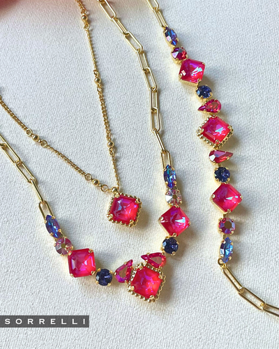 Izzy Decorated Pendant Necklace - NFY2BGREV