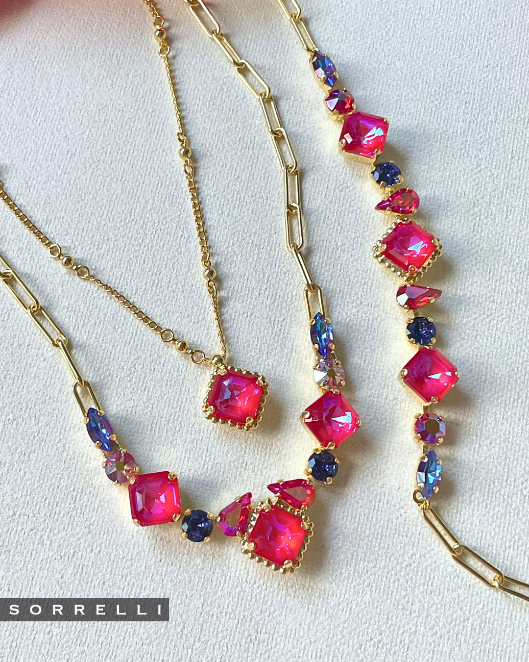 Izzy Tennis Necklace - NFY40BGREV