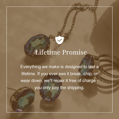 Lifetime Promise: Everything we make is designed to last a lifetime. If you ever see it break, chip, or wear down, we'll repair it free of charge -- you only pay the shipping