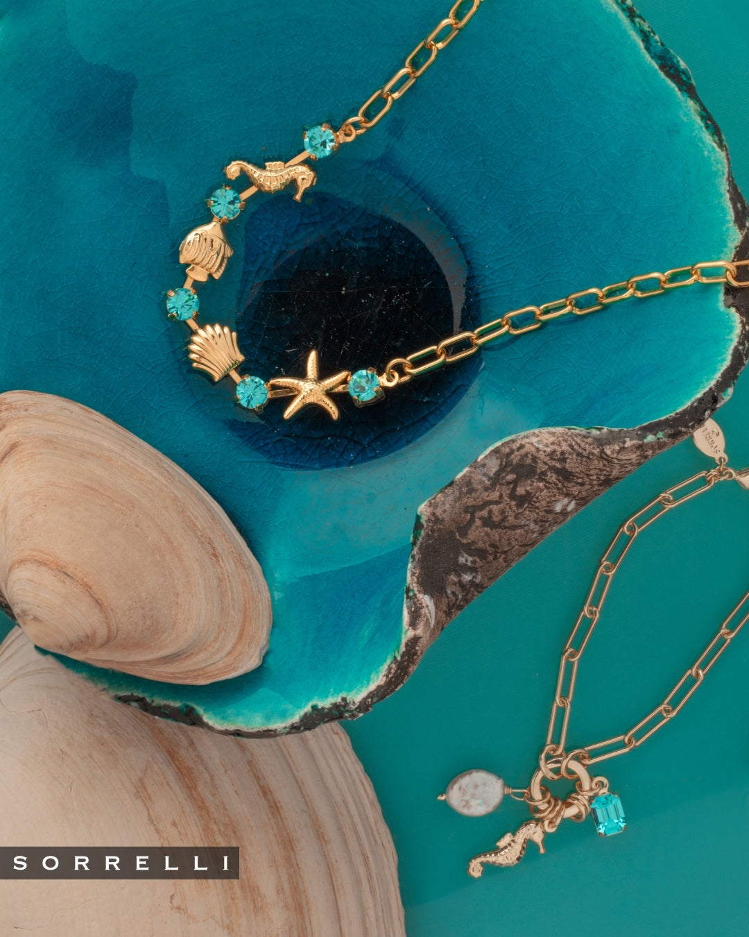 Seahorse Charm Tennis Bracelet - BGE5BGCSD