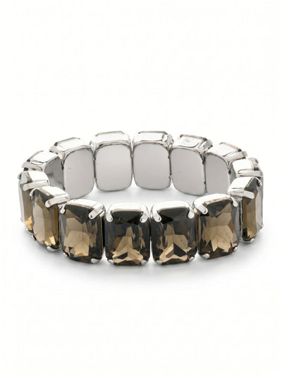 7 Inch Emerald Cut Stretch Bracelet - 4BFF70PDASP - <p>The 7 Inch Emerald Cut Stretch Bracelet features repeating emerald cut crystals on a multi-layered stretchy jewelry filament, creating a durable and trendy statement piece. 7 inches, fitting average wrist sizes. From Sorrelli's Aspen SKY collection in our Palladium finish.</p>