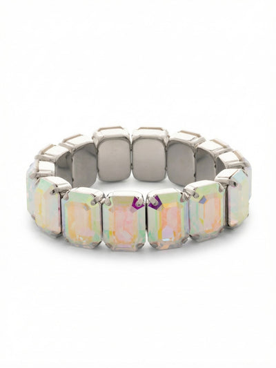 7 Inch Emerald Cut Stretch Bracelet - 4BFF70PDCAB - <p>The 7 Inch Emerald Cut Stretch Bracelet features repeating emerald cut crystals on a multi-layered stretchy jewelry filament, creating a durable and trendy statement piece. 7 inches, fitting average wrist sizes.</p>