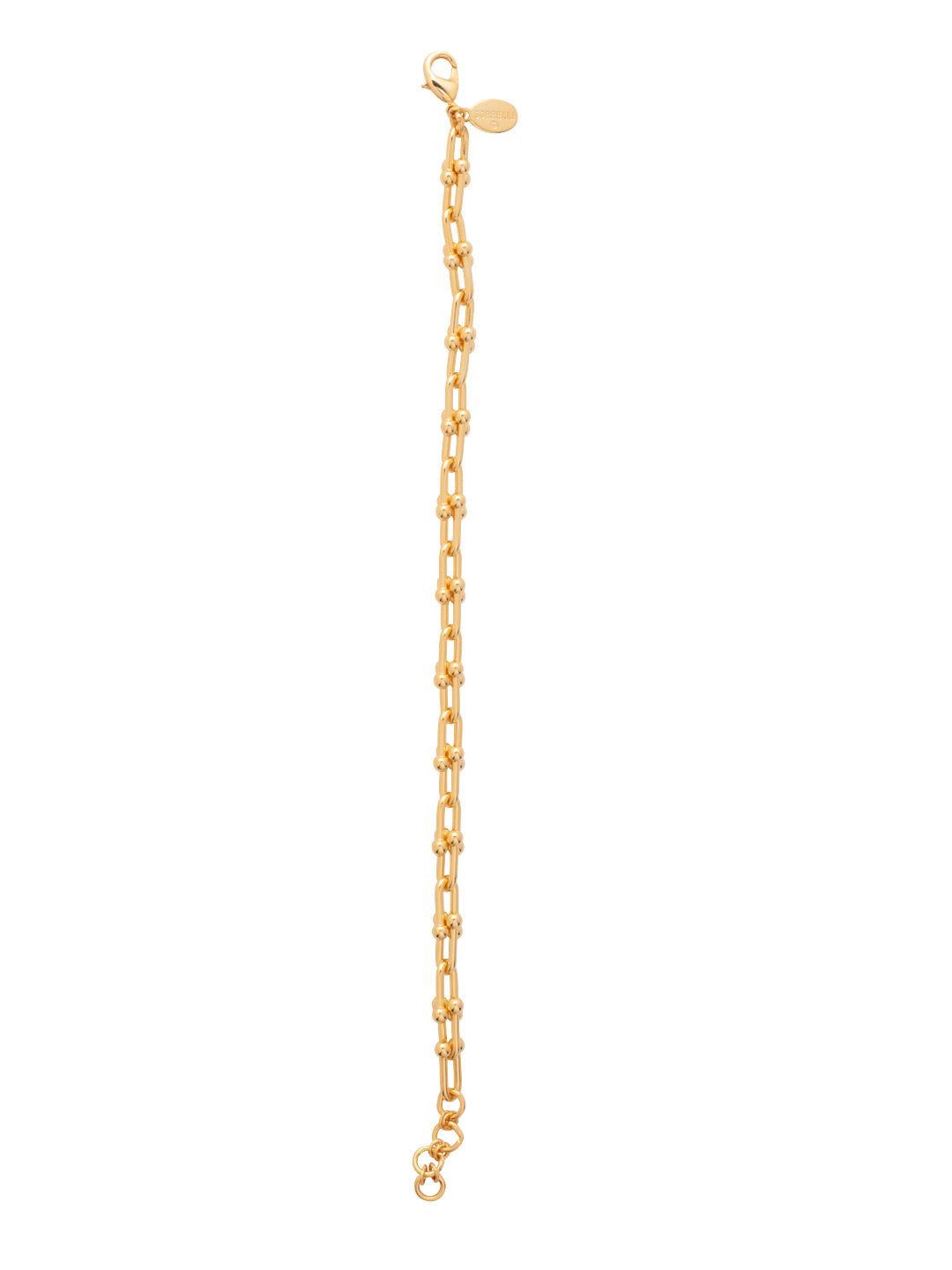 Unity Tennis Bracelet - 4BFS8BGMTL - <p>The Unity Tennis Bracelet features interlocking U-Links with an adjustable extension chain, secured with a lobster claw clasp. From Sorrelli's Bare Metallic collection in our Bright Gold-tone finish.</p>