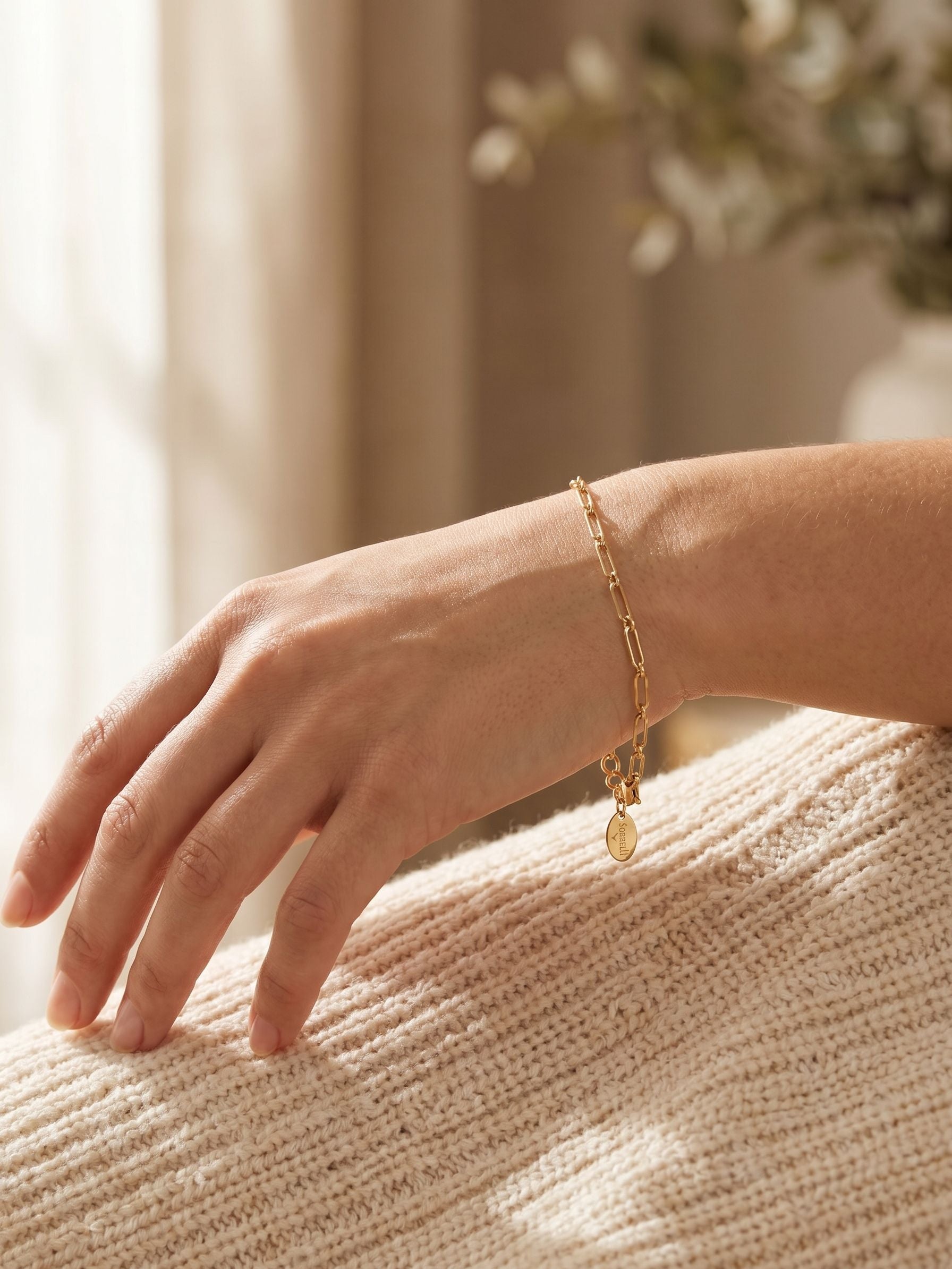 Simple Chain Tennis Bracelet - 4BGE3BGMTL