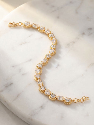 Rene Tennis Bracelet - 4BGI2BGCRY