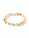 Pearl & Bead Stretch Bracelet