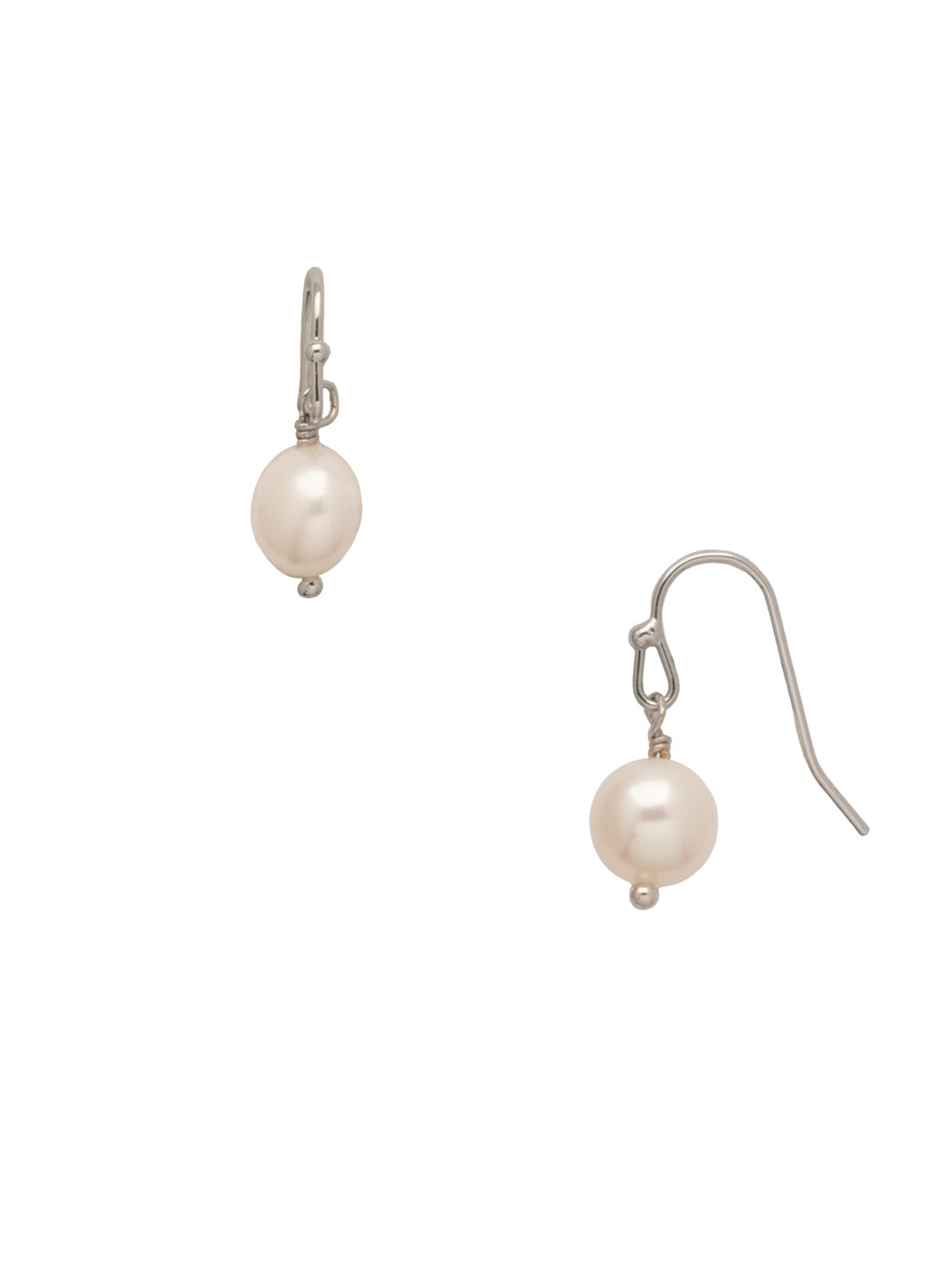 Tae Dangle Earring - 4EEP42PDMDP - <p>The Tae Dangle Earrings are the perfect wardrobe staple. A single modern freshwater pearl hangs delicately from a French wire to create a timeless piece. From Sorrelli's Modern Pearl collection in our Palladium finish.</p>