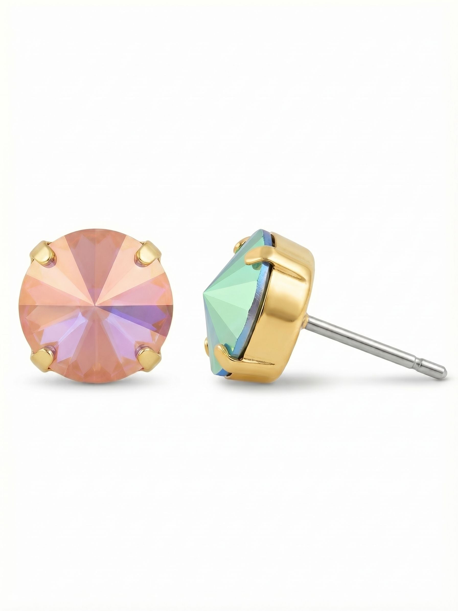 Nadine Stud Earrings - 4EEZ17BGABA - <p>The Nadine Stud Earrings feature a single round cut crystal on a post.</p>