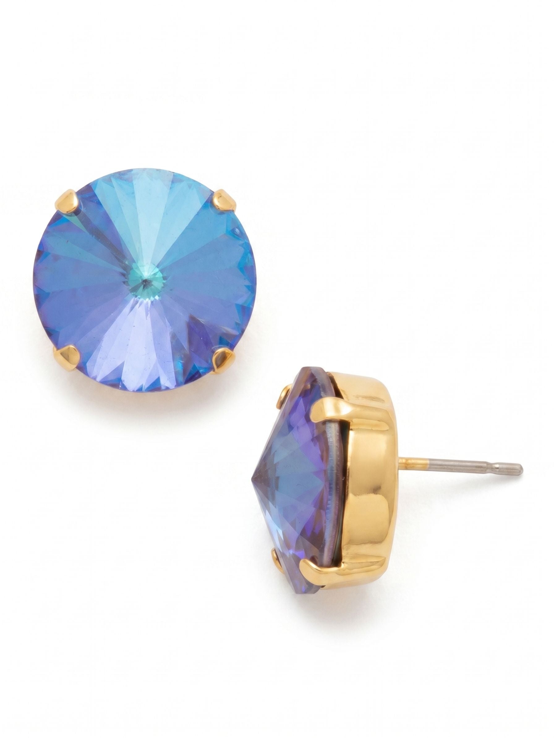 Nadine Stud Earrings - 4EEZ17BGBUD - <p>The Nadine Stud Earrings feature a single round cut crystal on a post.</p>