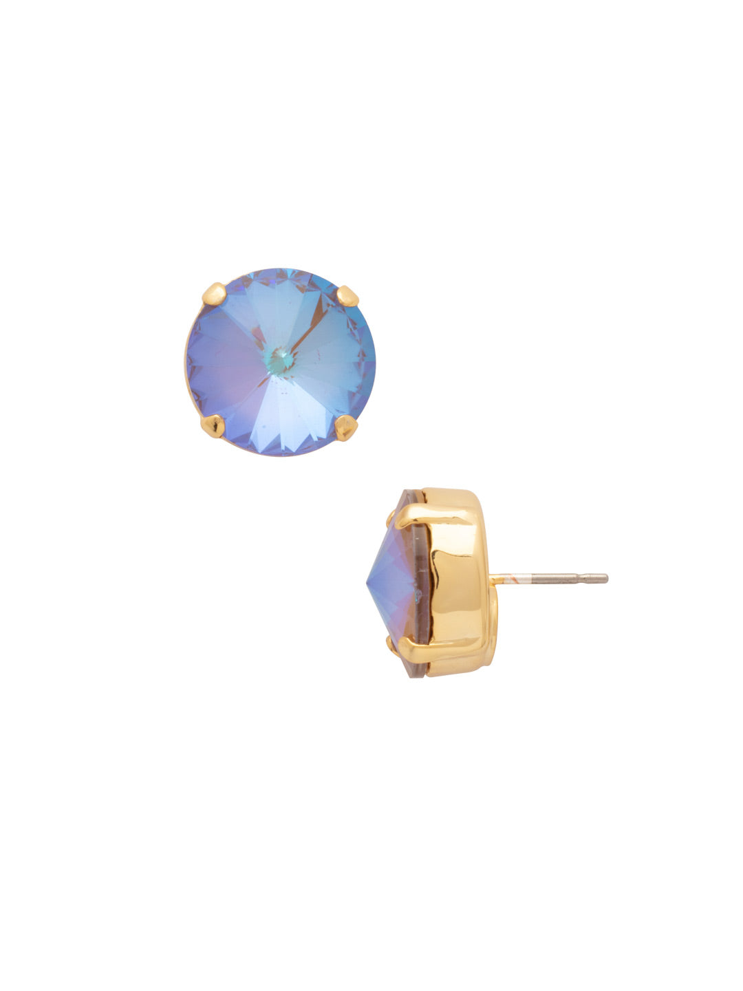 Nadine Stud Earrings - 4EEZ17BGCPD - <p>The Nadine Stud Earrings feature a single round cut crystal on a post. Need help picking a stud? <a href="https://www.sorrelli.com/blogs/sisterhood/round-stud-earrings-101-a-rundown-of-sizes-styles-and-sparkle">Check out our size guide!</a> From Sorrelli's Cappuccino Delite collection in our Bright Gold-tone finish.</p>