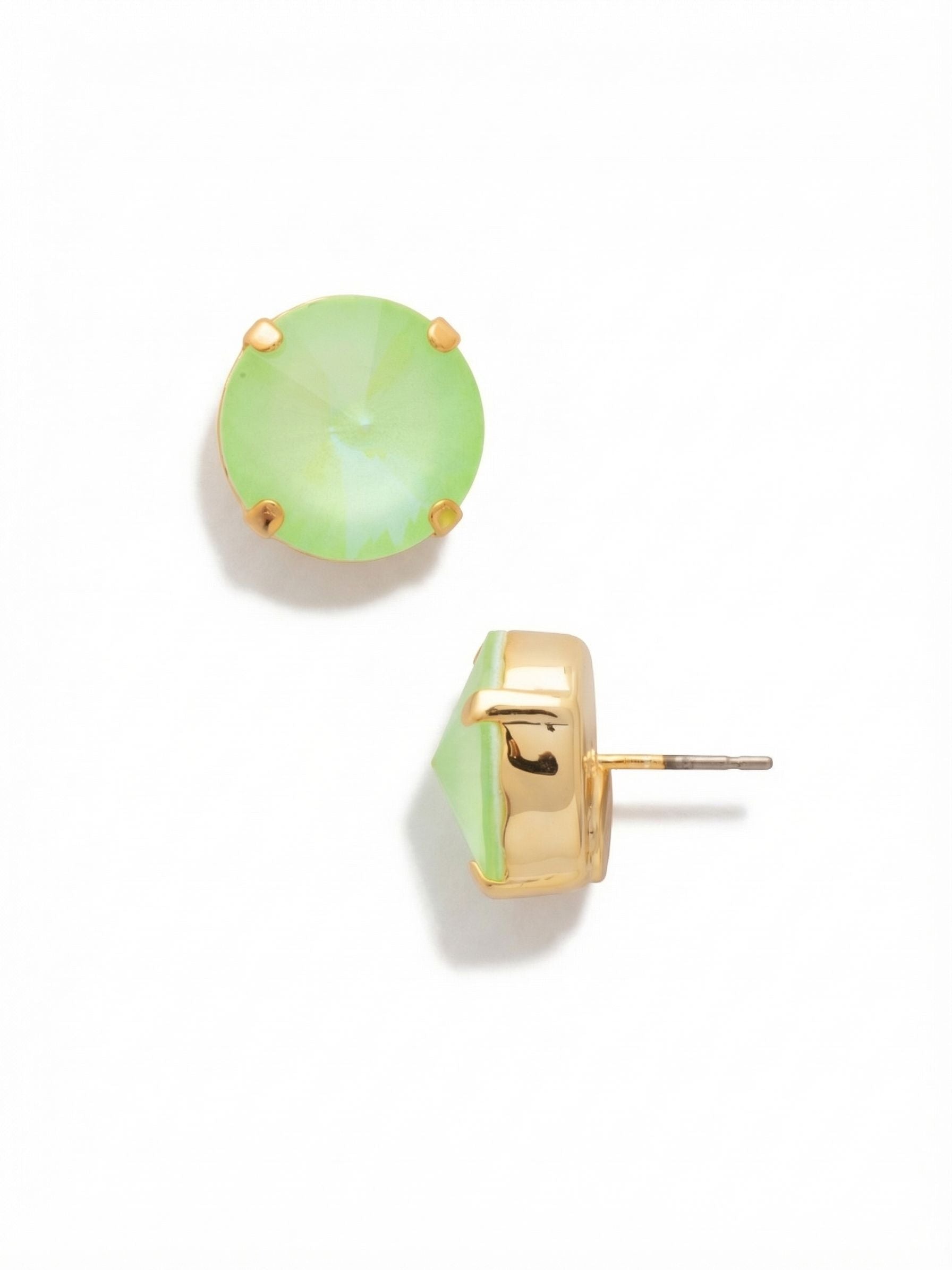Nadine Stud Earrings - 4EEZ17BGLGD - <p>The Nadine Stud Earrings feature a single round cut crystal on a post.</p>