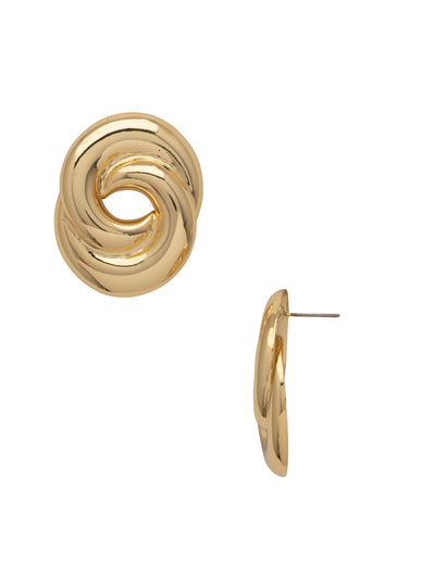 Rumor Statement Earrings - 4EFF2BGMTL - <p>The Rumor Statement Earrings will have everyone talking! An overstated metal hoop disk sits on a post, making it a perfect statement that's both fashionable and lightweight for all day wear. From Sorrelli's Bare Metallic collection in our Bright Gold-tone finish.</p>