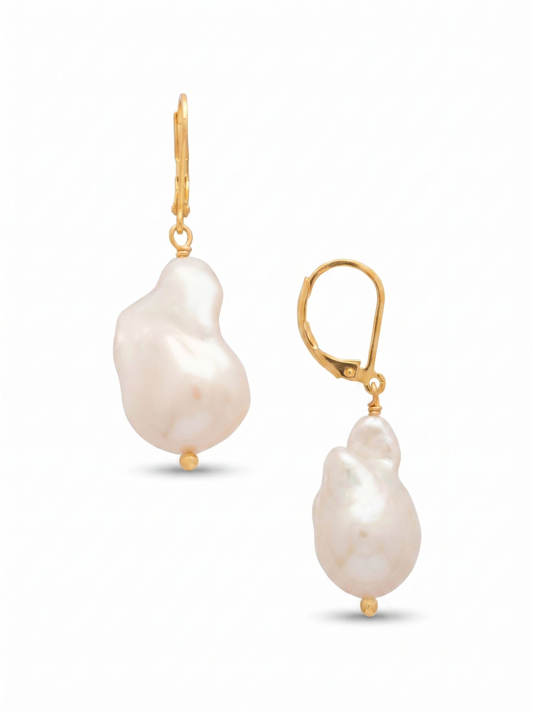Paloma Dangle Earrings - 4EFZ7BGMDP - <p>The Paloma Dangle Earrings feature a striking baroque freshwater pearl dangling from a lever-back French wire. Each pearl is as unique as the woman who wears it.</p>