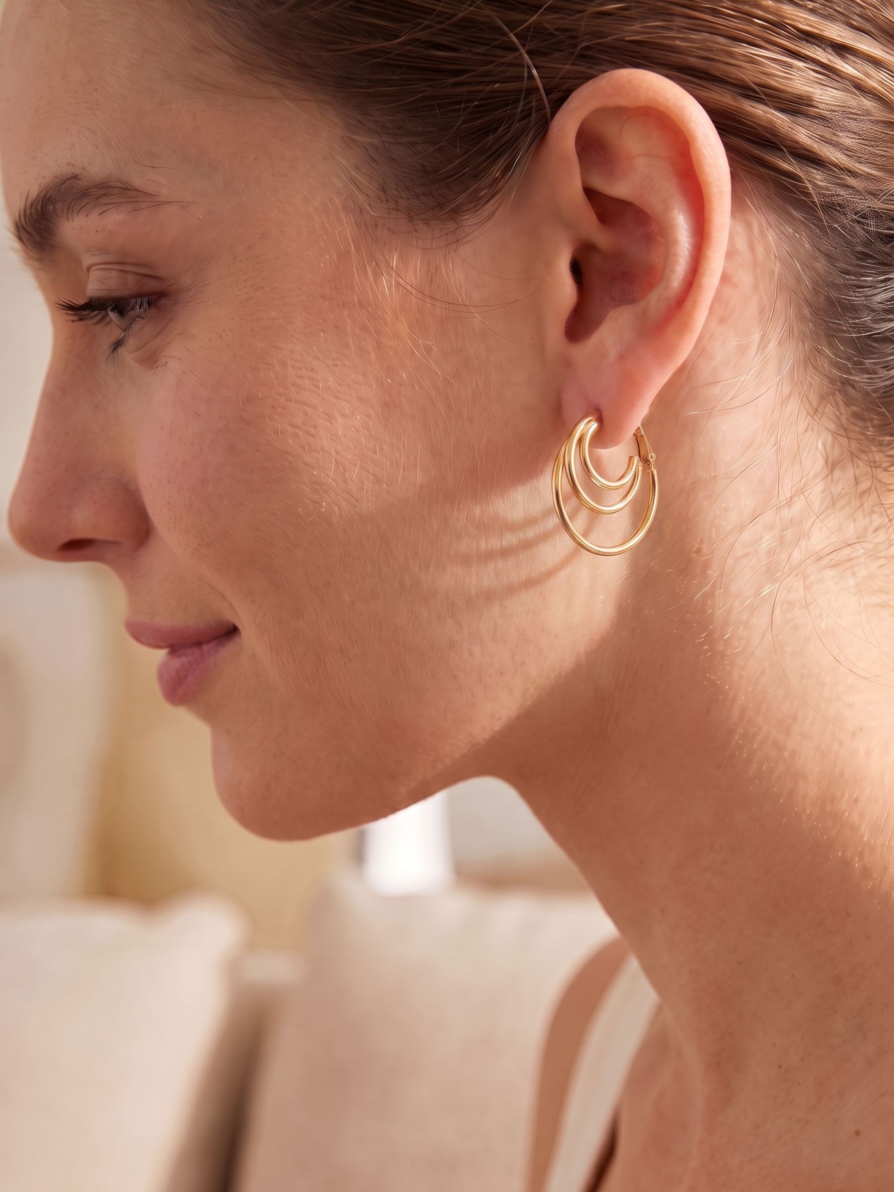Hannah Hoop Earrings - 4EGK1BGMTL