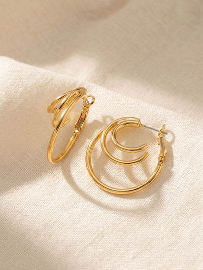 Hannah Hoop Earrings - 4EGK1BGMTL