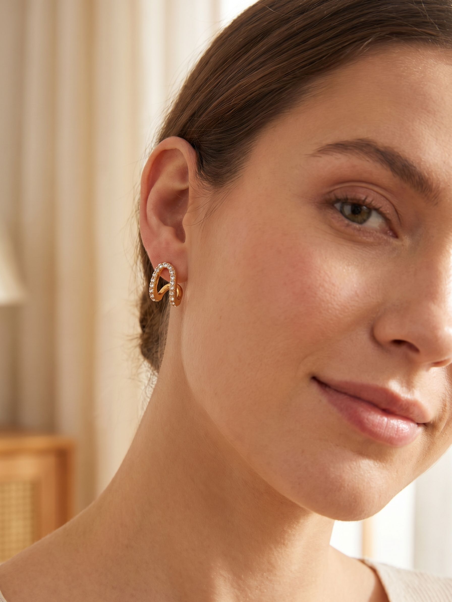 Percy Stud Earrings - 4EGK3BGCRY