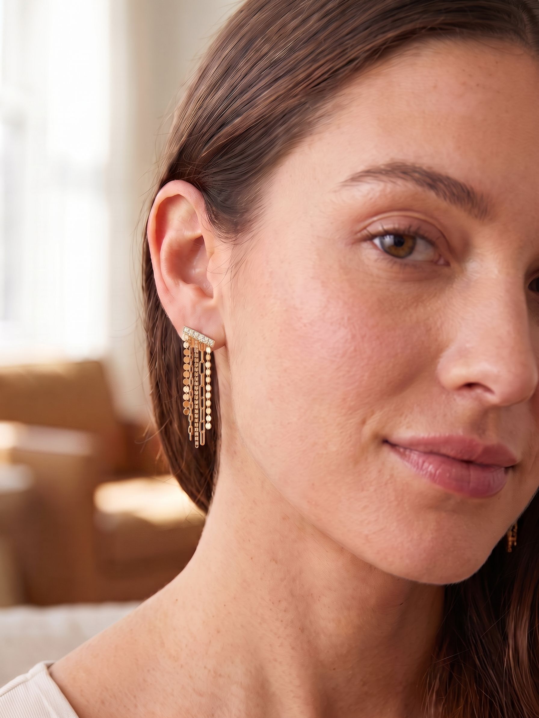 Mika Dangle Earrings - 4EGK5BGCRY