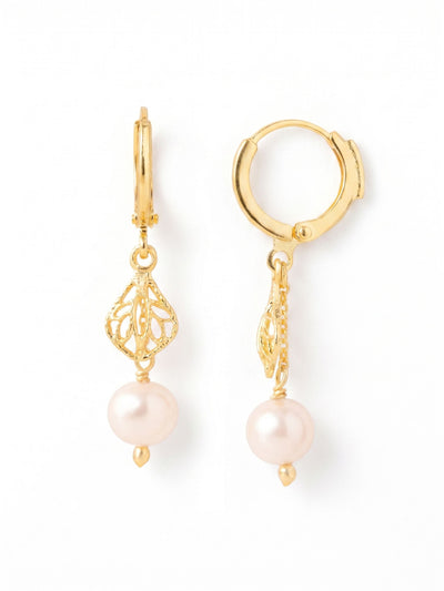 Gaia Dangle Earrings - 4EGK7BGMDP - <p>A delicate balance of structure and movement. These drop earrings start with a secure huggie hoop that clicks comfortably into place for daily wear. Suspended below by a fine cable chain, a faceted crystal catches the light just above an organic white baroque pearl. The irregular shape of the pearl brings a relaxed feel to the bright metal setting. They offer just enough sway to be noticed, making them an effortless choice for pulling together your morning routine.</p><ul>
<li>Fine cable chain construction allows the suspended stones natural movement</li>
<li>Irregular baroque pearls contrast with faceted crystals for an organic visual texture</li>
<li>Huggie hoop with click-shut closure</li>
<li>Protective e-coat finish for lasting wear</li>
<li>Includes signature organza pouch for gifting and travel</li>
</ul>