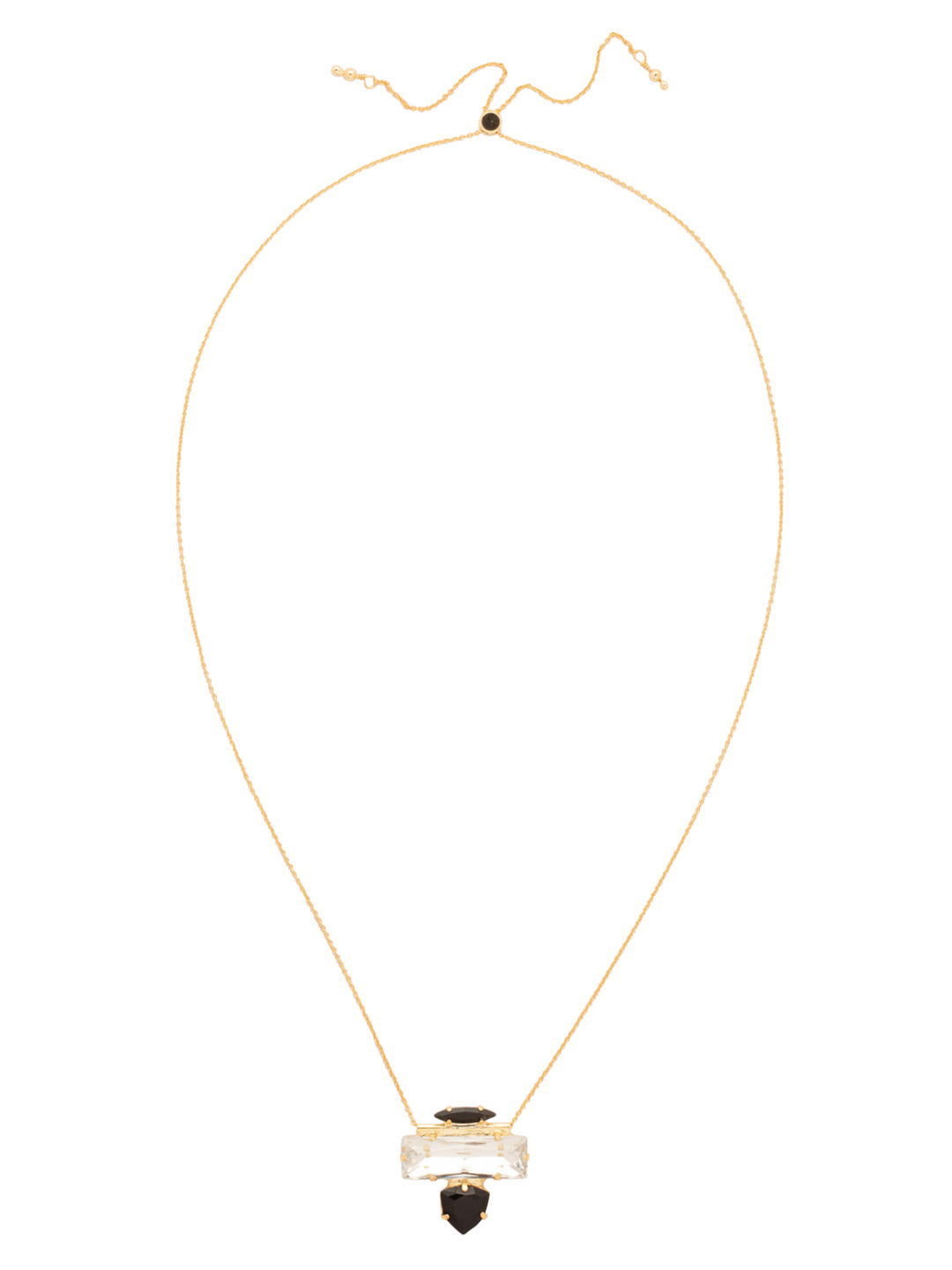 Lucinda Slider Necklace - 4NEN9BGEM - <p>Edgy, but simple. This abstract pendant will take any look from day to night.</p>