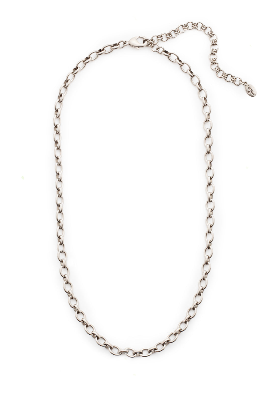 Maci Tennis Necklace - 4NEU94ASCRY - <p>The Maci Tennis Necklace is a little chunky but a simple stunner you can wear for years and years to come. From Sorrelli's Crystal collection in our Antique Silver-tone finish.</p>
