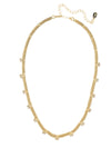 Cleo Box Chain Tennis Necklace