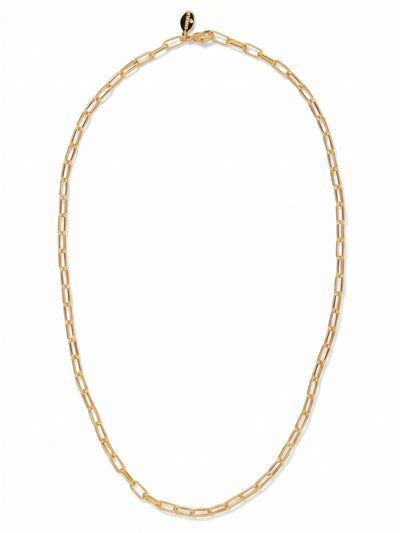 Rachel Tennis Necklace - 4NFC12BGMTL - <p>The Rachel Tennis Necklace features a single adjustable rectangle chain, secured with a lobster claw clasp.</p>
